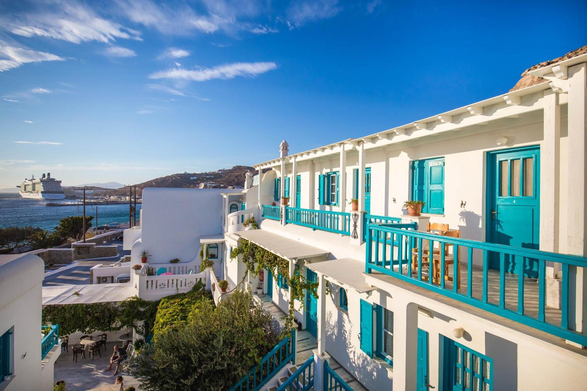Pension Marias Sea View Mykonos Town Eksteriør billede